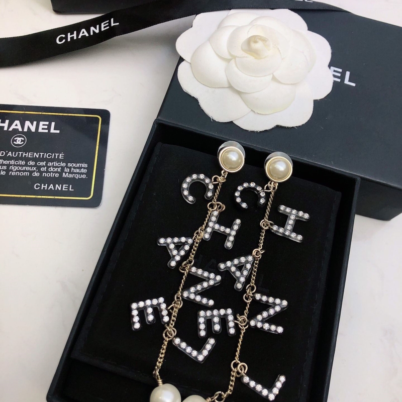 Ch*el earrings